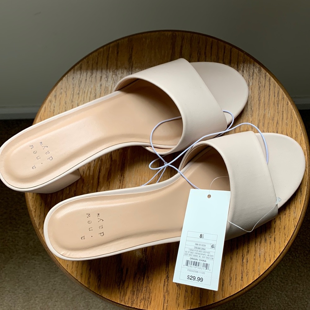 A New Day Jana Sandals in Cream